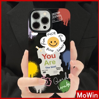 Mowin - เข้ากันได้สำหรับ เคสไอโฟน เคสไอโฟน11 เคส iphone 11 สำหรับ iPhone 14 Pro Max เคส iPhone สีดำเงา TPU เคสอ่อนกันกระแทกป้องกันกล้องน่ารักการ์ตูนสัตว์ประหลาดเข้ากันได้กับ iPhone 13 Pro max 12 Pro Max 11 xr xs max 7Plus 8Plus