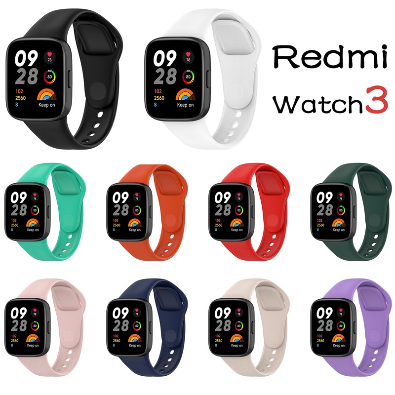 สําหรับ redmi watch 3 active สายแอคทีฟ เปลี่ยน กีฬา สายรัดข้อมือ นิ่ม สร้อยข้อมือ ซิลิโคน xiaomi redmi watch3