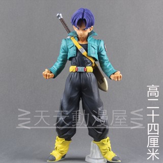 ส่งฟรี พร้อมส่ง โมเดลฟิกเกอร์อนิเมะ Dragon Ball Future Warrior Trunks Super Two Blue-Haired Super Saiyan สําหรับประดับ