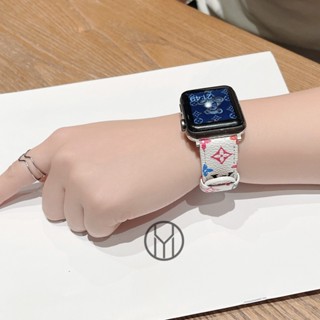 สายนาฬิกาข้อมือหนัง สําหรับ iWatch band 44 มม. 40 มม. 45 มม. 41 มม. 38 มม. 42 มม. iWatch series 8 Ultra se 7 5 3 6