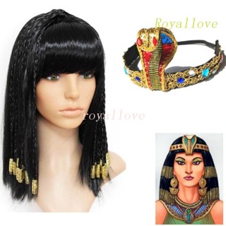 Royal Cleopatra ที่คาดผม รูปงู สไตล์อียิปต์ สําหรับวัยรุ่น ปาร์ตี้ฮาโลวีน