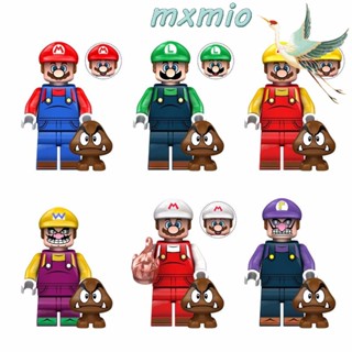 Mxmio ของเล่นโมเดลตุ๊กตา Super Mario Bros 1ชิ้นช่วยเสริมการเรียนรู้เด็ก