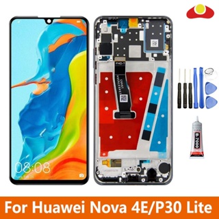 หน้าจอสัมผัส LCD แบบเปลี่ยน สําหรับ Huawei P30 Lite Nova 4e 4GB 6GB MAR-LX1A LX1M LX2 L21A L01A