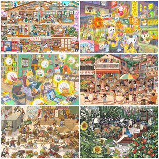 ปริศนา Spring Shop Jigsaw Puzzle 300 ชิ้น 500 ชิ้น 1000 ชิ้น Ultra HD Wood Puzzle การจัดส่งที่รวดเร็ว ปริศนา Bashwood พรีเมี่ยมพรีเมี่ยมสำหรับผู้ใหญ่ Unclassing ของขวัญวันเกิดปริศนาที่กำหนดเอง ปริศนาอะนิเมะ