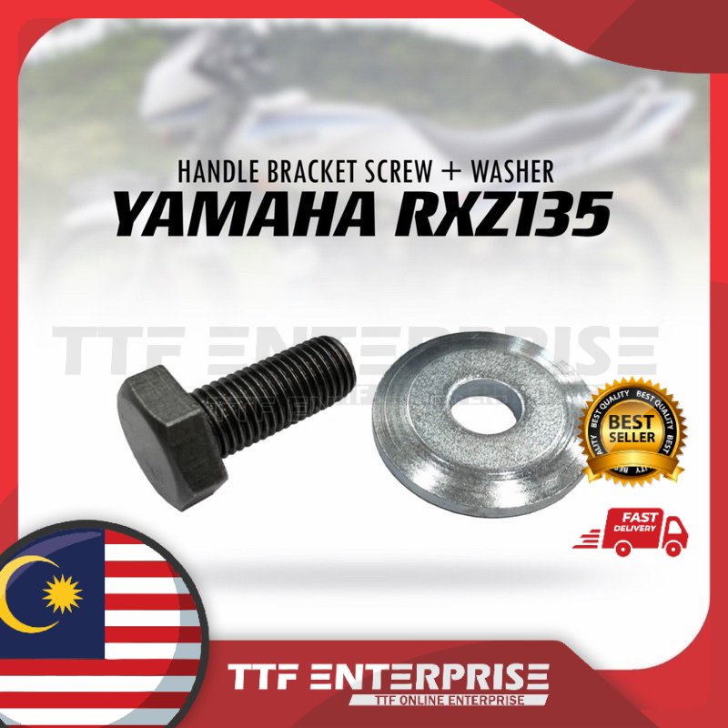 YAMAHA RXZ135 HANDLE BRACKET SCREW + WASHER RXZ 135 HANDLE BRACKET SCREW SET