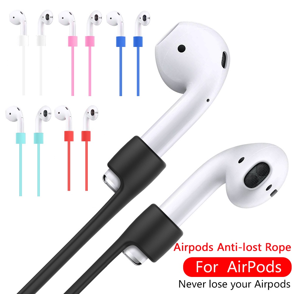 【จัดส่งรวดเร็ว】เชือกซิลิโคน ป้องกันการสูญหาย สําหรับ Airpods Airpods