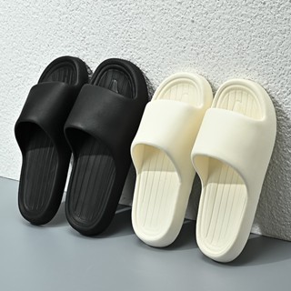 Ayuer รองเท้าแตะ EVA สีพื้น น้ําหนักเบา ไซซ์ 36-45 สําหรับห้องน้ํา บ้าน