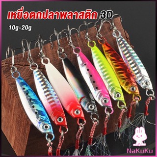 NKKเหยื่อตกปลาน้ําจืด พลาสติกแข็ง เสมือนจริง artificial bait