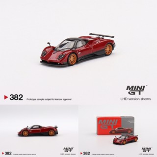 โมเดลรถยนต์อัลลอยด์ รุ่น MINI GT 1:64 Zonda F Rosso Dubai 382 สีแดง ของเล่นสําหรับเด็ก