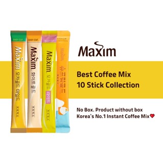 Maxim Best Coffee Mix 10 Stick Collection (No Box) / Korea’s No. 1 Instant Coffee Mix