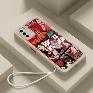 เคสโทรศัพท์มือถือ TPU นิ่ม ป้องกันกล้อง ลายการ์ตูนอนิเมะ slam dunk basketball สําหรับ Redmi 10C 9Prime 9A 9i 9T 9AT 9C Mi POCO X3 NFC Pro M2 M3