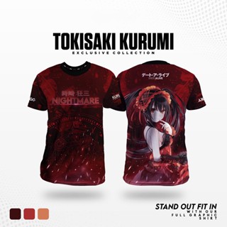 เสื้อเชิ้ต ลายการ์ตูนอนิเมะ Date A Live - Kurumi