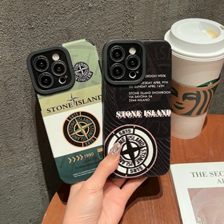 STONE ISLAND เคสโทรศัพท์มือถือ ลาย Angel Eyes veneer แฟชั่น สําหรับ iPhone 11 14 7 8 Plus X XS 12 XR 13 Pro Max