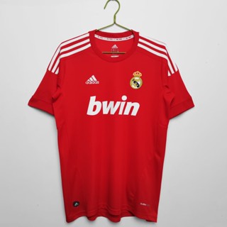 เสื้อกีฬาแขนสั้น ลายทีมชาติฟุตบอล Real Madrid 2C 2011/12 ไซส์ S-XXL สไตล์วินเทจ AAA