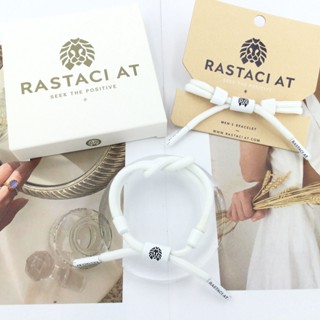 RASTAClAT  สร้อยข้อมือผู้ชาย  หัวเข็มขัดทองคําขาวสําหรับผู้ชายสร้อยข้อมือสําหรับผู้หญิงปรับได้ด้วยกล่องพรีเมี่ยมสลักโลโก้คลาสสิกของแบรนด์