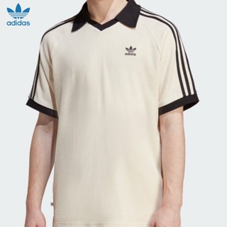 Adidas ของแท้ 100% เสื้อโปโลแขนสั้น สไตล์สปอร์ต สําหรับผู้ชาย HA9311HS2083