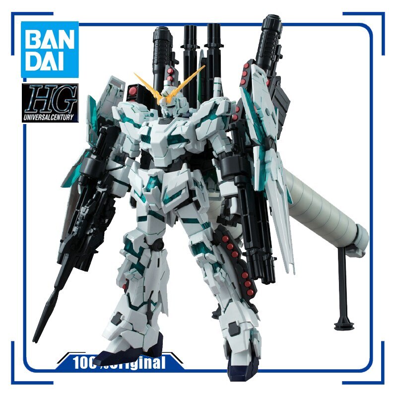 BANDAI HGUC 178 1/144 RX-0 Full Armor Unicorn Gundam Destroy Mode Assembly Plastic Model Kit Action Toy Figures Anime