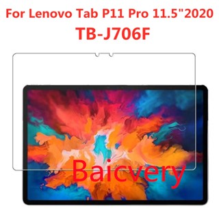 ฟิล์มกระจกนิรภัยกันรอยหน้าจอแท็บเล็ต คุณภาพสูง สําหรับ Lenovo Tab P11 Pro 11.5 TB-J706F P11 11 นิ้ว TB-J606F J606