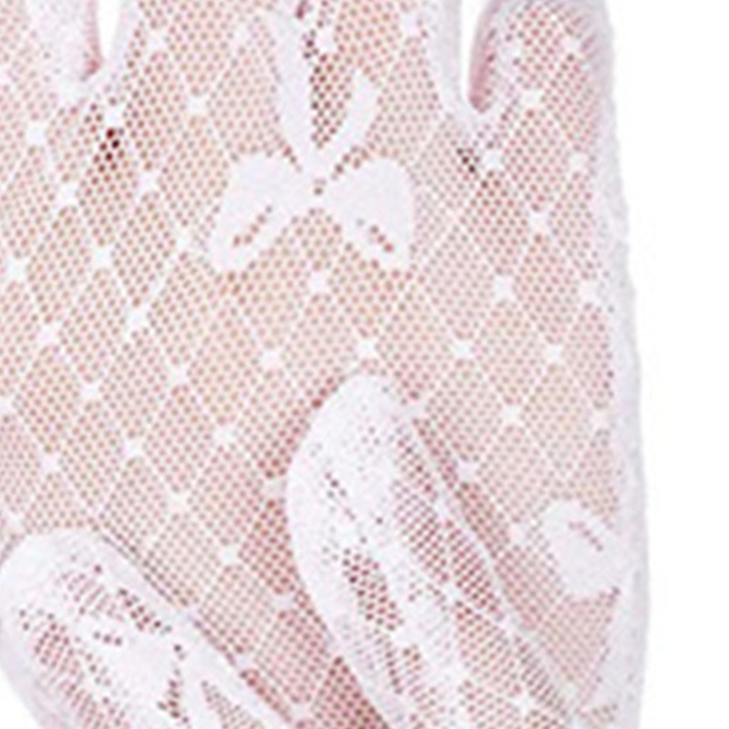 บูม ผู้หญิงถุงมือลูกไม้สั้นถุงมือลูกไม้เจ้าสาวถุงมือข้อมือถุงมือพรรค - รูปที่ 5