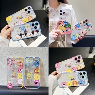 เคสโทรศัพท์มือถือแบบนิ่ม TPU ใส กันรอยกล้อง ลายการ์ตูนมินนี่ มิกกี้เมาส์ มอนสเตอร์น่ารัก สําหรับ Huawei Mate 40 40E 50 Pro Y9A Y9S Y9 Prime 2019