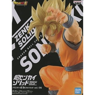 Goku Super Saiyan ของแท้ JP แมวทอง - Zenkai Solid Banpresto [โมเดลดราก้อนบอล]