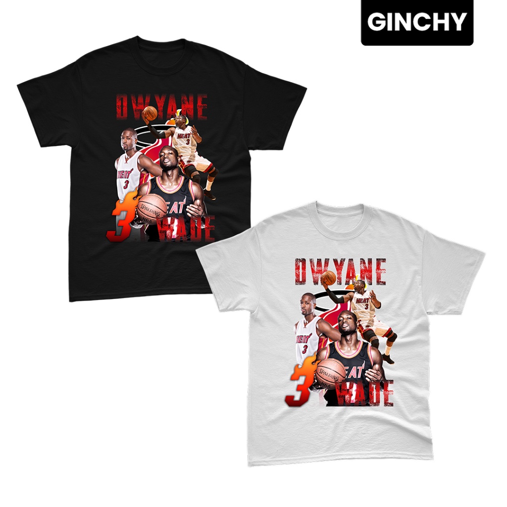 Dwyane wade T-Shirt | Bootleg | Heat 3 | NBA Basketball | Miami heat | Casual | T-Shirt | Unisex