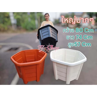 กระถางไซส์ใหญ่ ขนาดใหญ่ 80 cm 31.5นิ้ว กระถางจัมโบ้ อ่างปลา