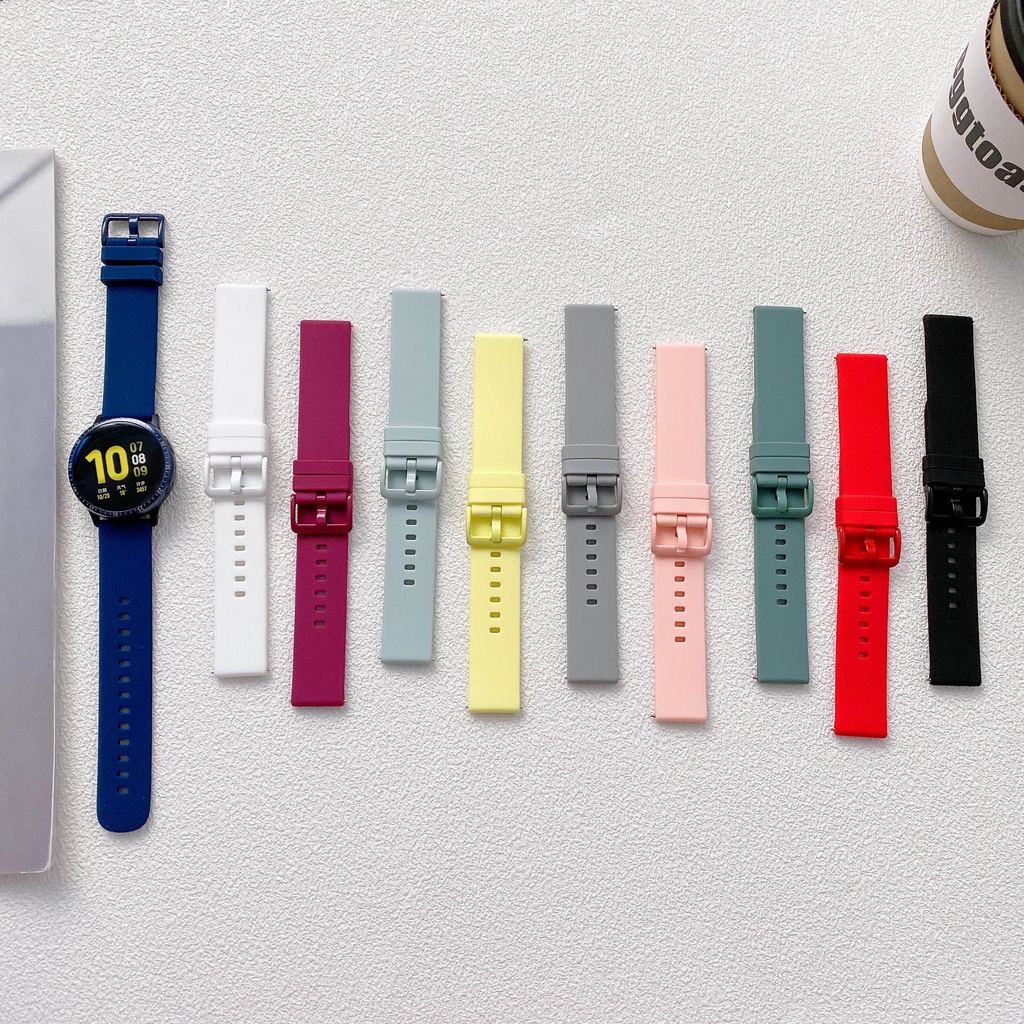 สายนาฬิกาข้อมือ ซิลิโคนนิ่ม กันน้ํา 20 มม. 22 มม. สําหรับ Huami Amazfit GTR Mini 2 3 4 42 มม. 47 มม. GTR2 GTR 2E GTR4 GTR3 Pro