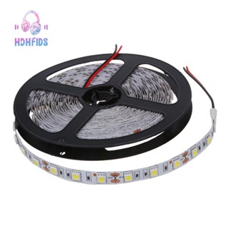 สายไฟคริสต์มาส 300 5050 SMD LED 5 เมตร 12V DC สีขาว