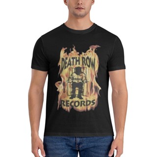 เสื้อยืด พิมพ์ลายเปลวไฟ Death Row Records ออกแบบตามบุคลิกภาพ