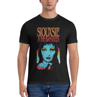 เสื้อยืด พิมพ์ลาย Siouxsie And The Banshees Tour แฟชั่นฤดูร้อน สําหรับผู้หญิง