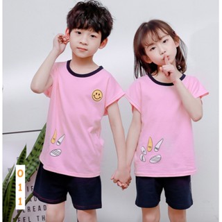 SBB-011 ชุดเด็ก เสื้อแขนสั้น+กางเกงขาสั้น