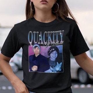 เสื้อยืดกันหนาว มีฮู้ด พิมพ์ลาย Quackity My Beloved สําหรับผู้ชาย และผู้หญิง