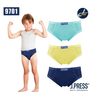 🔥พร้อมส่ง🔥J.PRESS กางเกงในเด็กชาย รุ่น 9701 (3 ตัว/แพค) กางเกงในเด็ก ผ้านุ่ม boxer