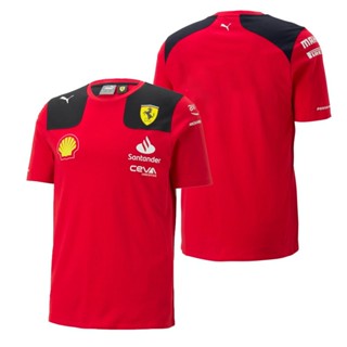 เสื้อยืด พิมพ์ลาย SCUDERIA FERRARI CHARLES 2023