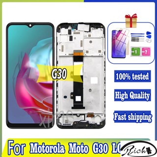 หน้าจอสัมผัส LCD 6.5 นิ้ว สําหรับ Motorola Moto G30 XT2129-1 Motorola G30 LCD XT2129-2 PAML0000IN