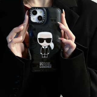 เคสiPhone karl black สเตอริโอ เคสซิลิโคน iPhone เคสไอโฟน11 เคส compatible for iPhone 14 12 13 11 Pro max xs xr xsmax cases เคสไอโฟน11 xr xsmax แบบสี่เหลี่ยม case iPhone13 11