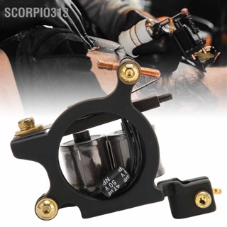 Scorpio313 10 Wrap Coils Machine Copper Alloy Coil เครื่องสักมืออาชีพสำหรับ Shader Liner Tattooist