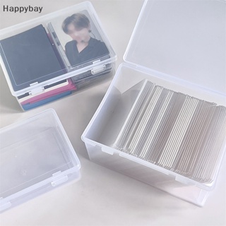 &lt;Happybay&gt; กล่องเก็บเครื่องเขียน แบบใส จุของได้เยอะ สําหรับจัดระเบียบ