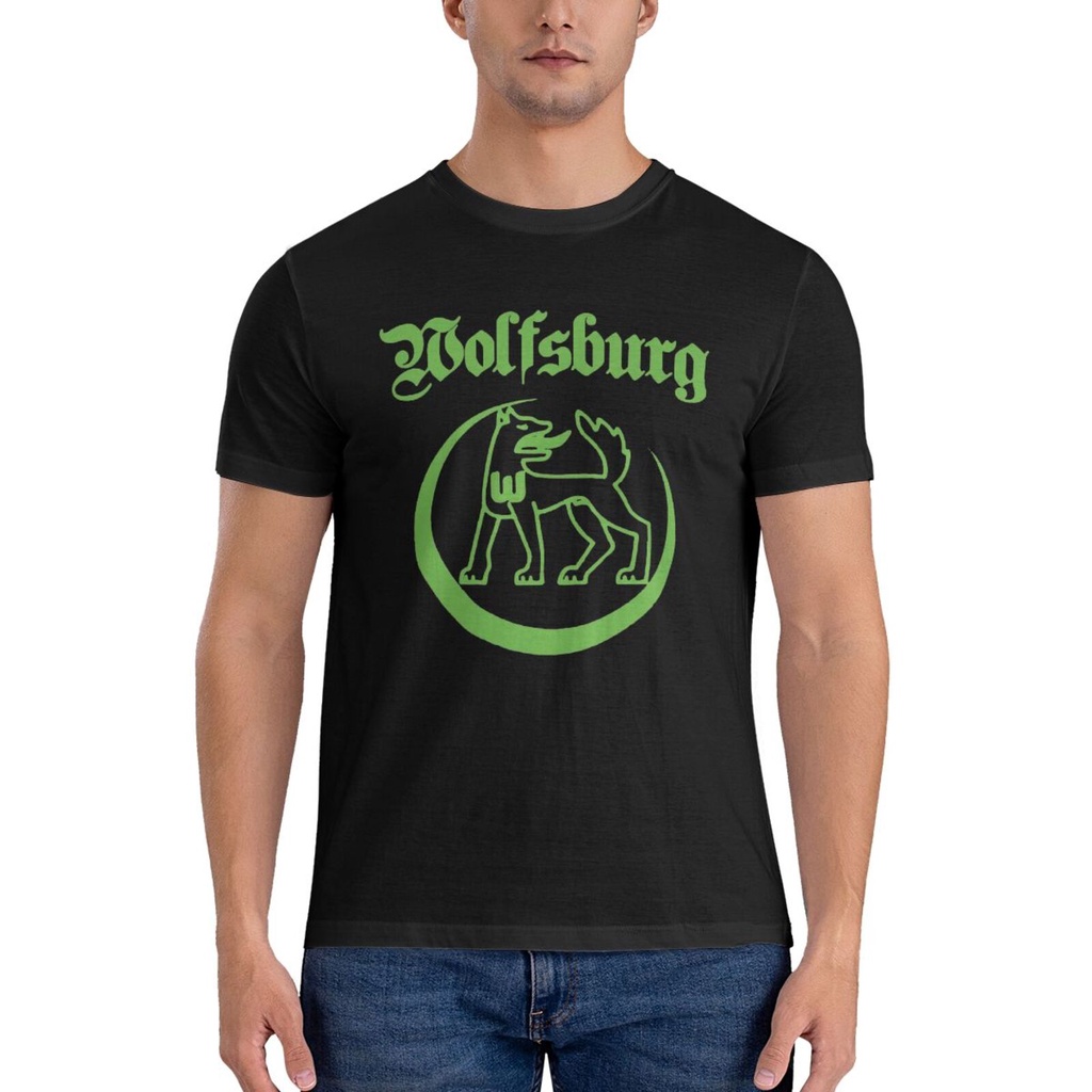 ใหม่ล่าสุด เสื้อยืด ผ้าฝ้าย พิมพ์ลาย Vfl Wolfsburg Germany Bundesliga สําหรับผู้ชาย