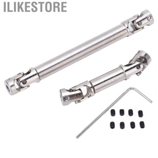 Ilikestore 2pcs RC Center Drive Shaft Set CNC Steel For AXIAL SCX24 JT Gladiator 1/24 Cr WT