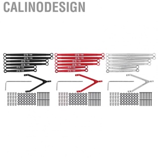 Calinodesign RC Car Linkage Rod Set  Rustproof Lightweight Aluminum Alloy Durable 1/24 Pull Rod Kit  for Replace