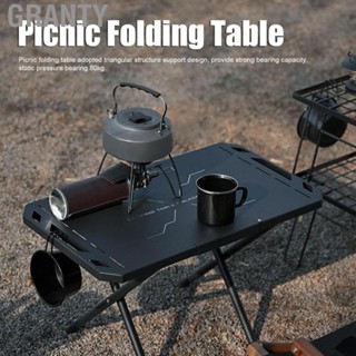 Granty Portable Camping Table  Triangular Structure Strong Bearing  Picnic Folding Table  for Beach