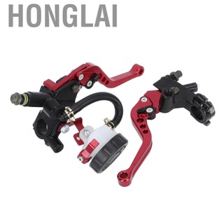 Honglai Motorcycle Master Cylinder Levers 1 Pair Universal CNC Aluminum Alloy Hydraulic Clutch Brake Pump Master Cylinder