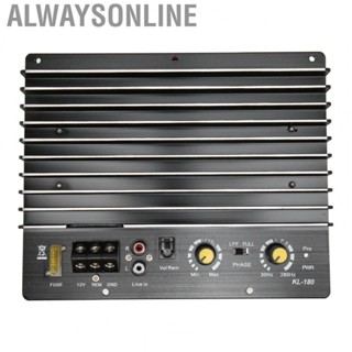 Alwaysonline Bass Subwoofer Board 12V Car Amplifier Board Aluminum Alloy For Car