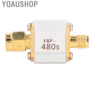 Yoaushop Filter 480MHz 50Ohm Low Insertion Loss  Band Pass Receiver Filter