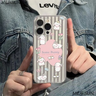 ✅เคสโทรศัพท์มือถือ แบบนิ่ม ลายการ์ตูนกระต่าย กันกระแทก สําหรับ Apple Iphone 14promax 13 12 11 6ins 78plus NZVR