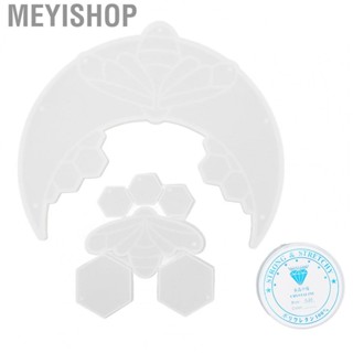 Meyishop Silicone Pendant Mold  String Hanging Holes Silicone Pendant Making Mold Bee Shaped Great Flexibility  for Art Crafts