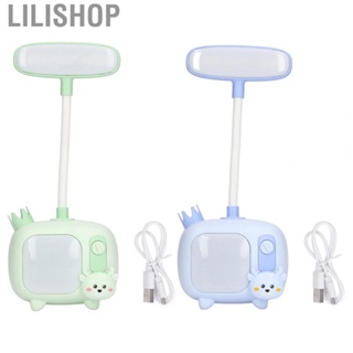 Lilishop Kids Desk Lamp Silicone Gooseneck USB Charge  Light Kids Desk Lamp(Blue)