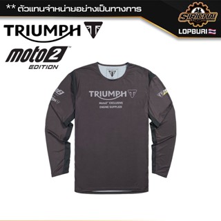 เสื้อ JERSEY Triumph MOTO2 MTLS22904 ของแท้ 100%✅ ( 📌แนะนำลด 1 ไซส์จากปกติ ไซส์ยุโรปคับ )